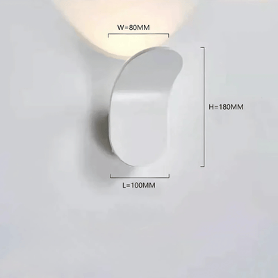 Delira Wandlamp Geborsteld Metaal Modern