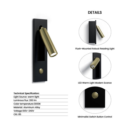 Delira Wandlamp Verstelbaar LED Leeslicht