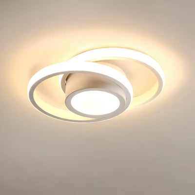 Delira Plafondlamp Minimalistisch Dubbele Ring