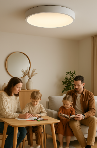 Delira Plafondlamp Rond Scandinavisch Design