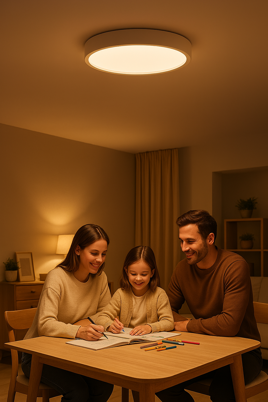 Delira Plafondlamp Rond Scandinavisch Design