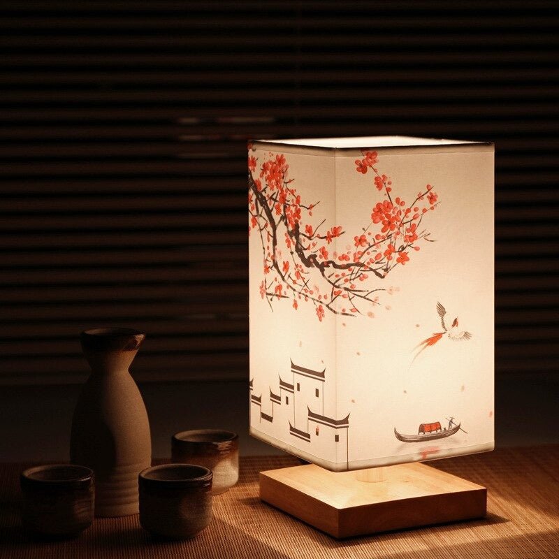 Delira Tafellamp in Japans-Scandinavische stijl