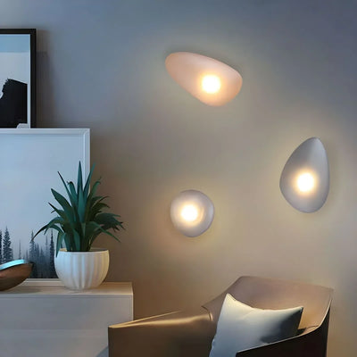 Delira Wandlamp Glas Pebble Kleuren
