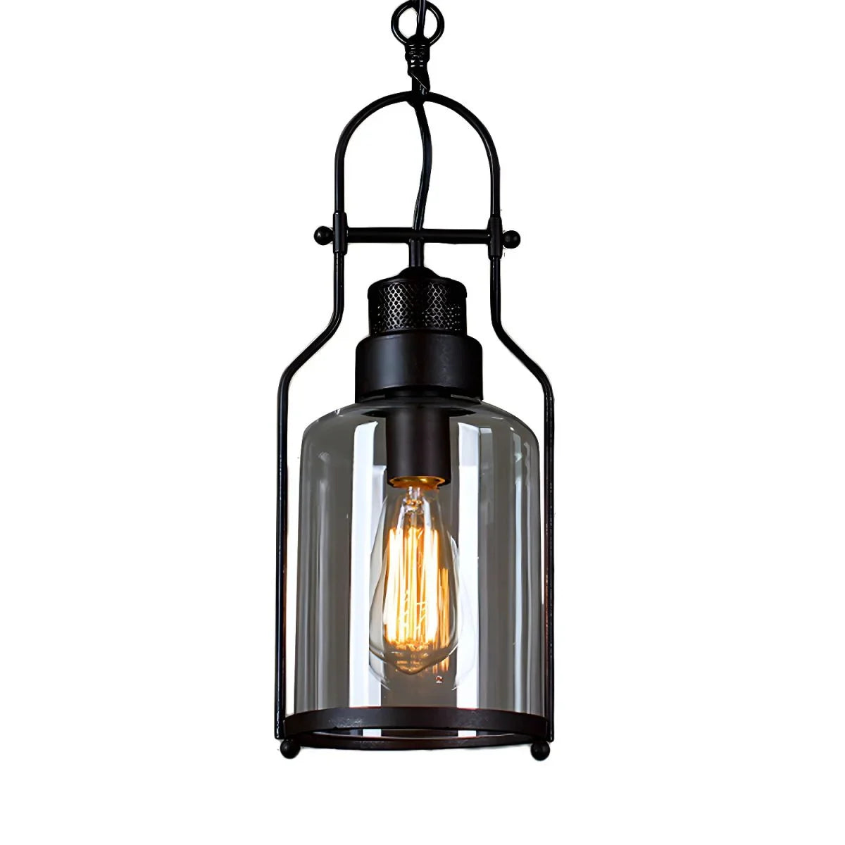 Delira Hanglamp Industrieel Glas Vintage