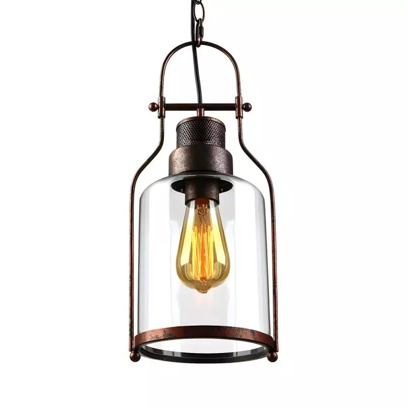 Delira Hanglamp Industrieel Glas Vintage