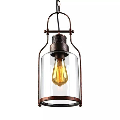 Delira Hanglamp Industrieel Glas Vintage