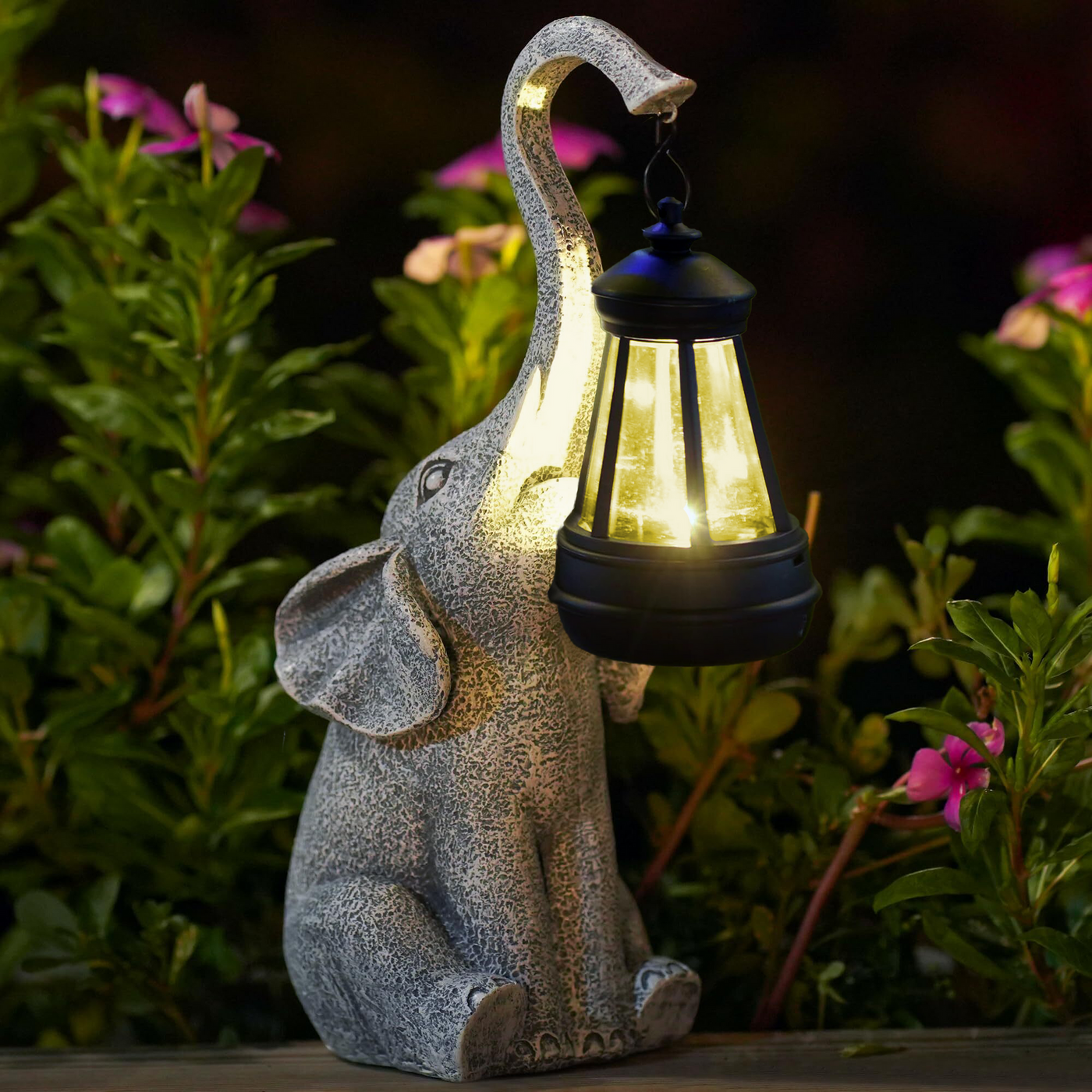Delira Solar Tuinlamp Olifantvorm