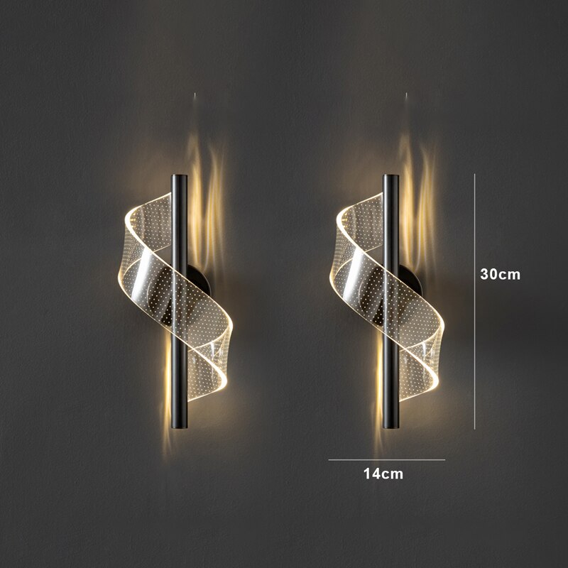 Delira Wandlamp Glas Kandelaber Elegant