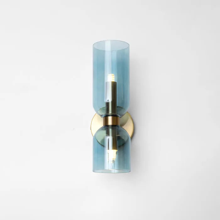 Delira Wandlamp Dubbele Glaslamp Design