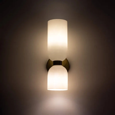 Delira Wandlamp Dubbele Glaslamp Design