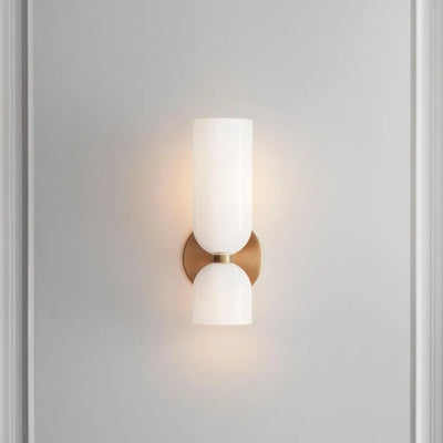 Delira Wandlamp Dubbele Glaslamp Design