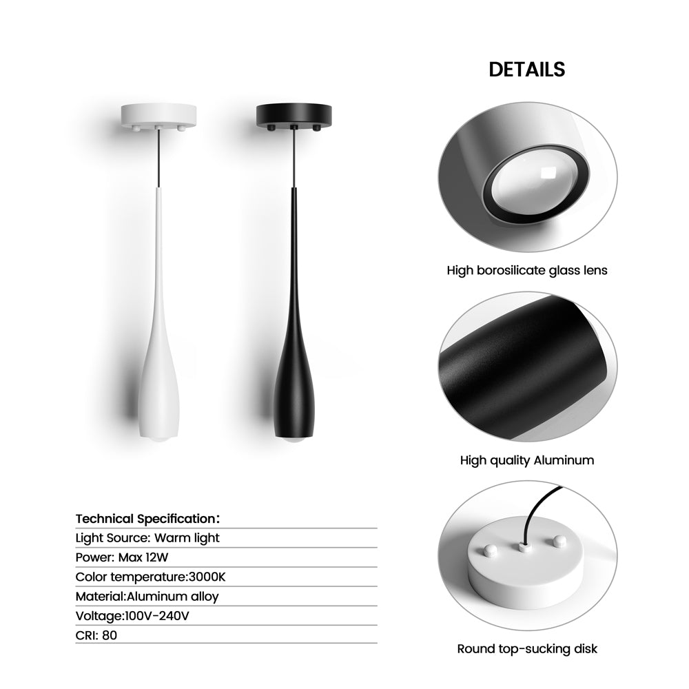 Delira Hanglamp Minimalistisch Druppelvorm LED