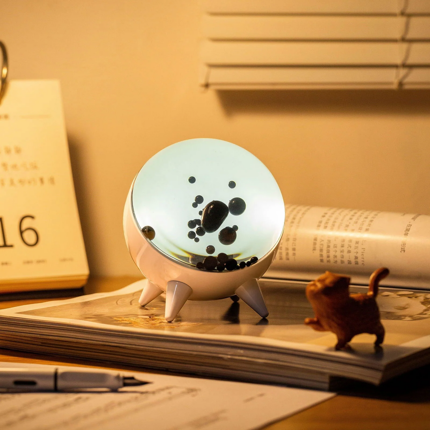 Delira Tafelobject Ferrofluid Muziekdisplay
